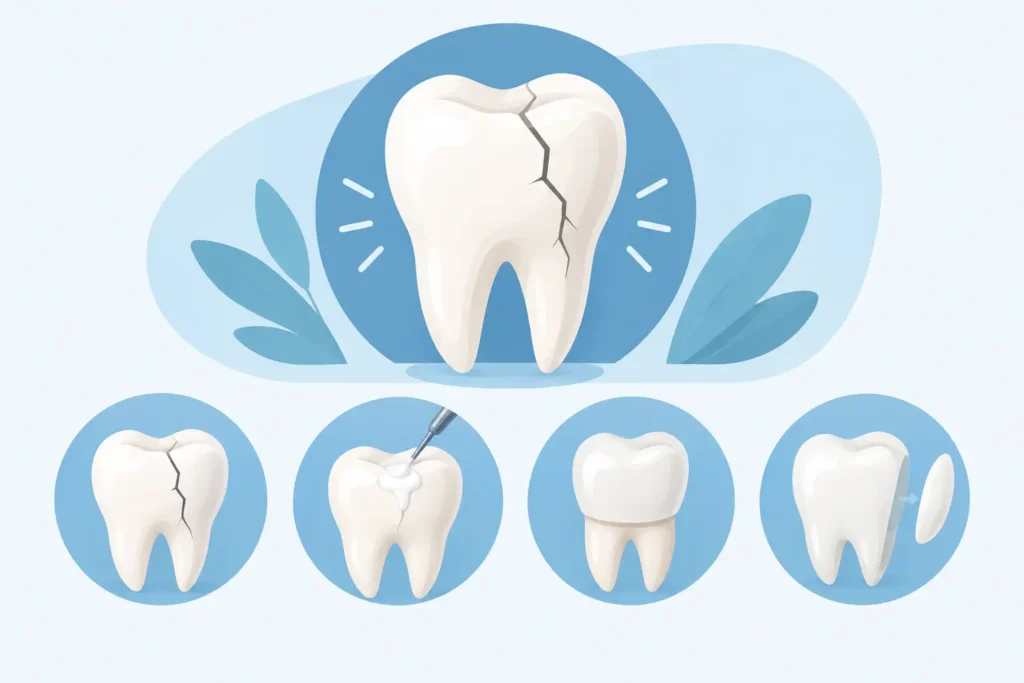 Fractured Tooth Repair Examples and Options